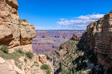 View from South Kaibab Trail at Grand Canyon National Park.