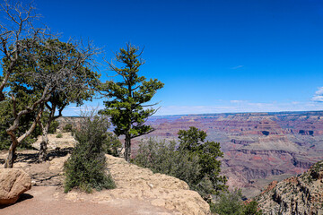 View from South Kaibab Trail at Grand Canyon National Park.