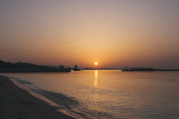 [OSAKA]Beaches with beautiful sunsets, Sennan Satoumi Park, Japan