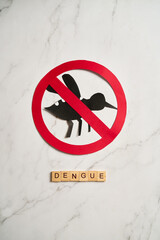 Awareness image for World Dengue Day with mosquito control message