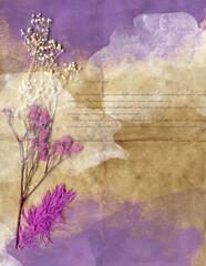 Collage journal page.