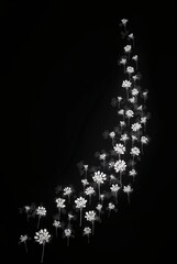 christmas tree with snowflakes