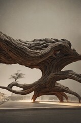 dragon on a tree