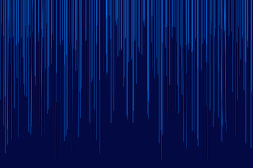 Blue vertical lines forming an abstract pattern against a dark background