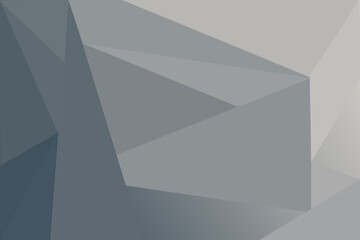 Abstract geometric background with overlapping shades of blue and grey colors