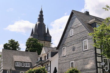 Blick in die Altstadt von Brilon im Sauerland