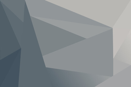 Abstract geometric background with overlapping shades of blue and grey colors