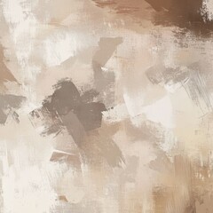 An earthy abstract art background featuring beautiful hand-painted elements in neutral hues and textured brush strokes