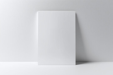 Perfectly positioned blank sheet invites creativity and ideas