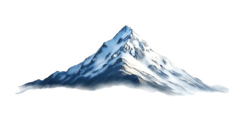 Majestic Snow-Capped Mountain Peak:  A Stunning Nature Scene
