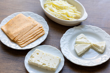 Local turkish cheeses in ,cecil cheese,white cheese