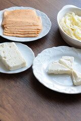 Local turkish cheeses in ,cecil cheese,white cheese