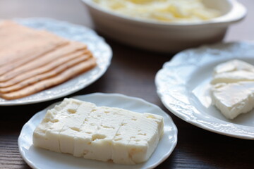 Local turkish cheeses in ,cecil cheese,white cheese