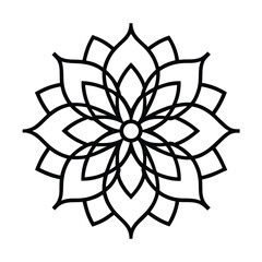 vector illustration of a Mandala