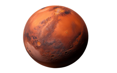 mars with no background