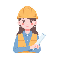 

illustration design of a civil engineer