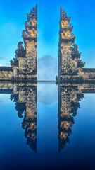 "Gates of Heaven" at Pura Penataran Agung Lempuyang, one of Bali's oldest and most revered temples in Bali, Indonesia