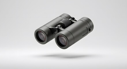 Fototapeta premium Sleek Compact Binoculars for Outdoor Adventures: High-Quality Optics for Exploration and Nature Viewing