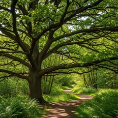 Fototapeta premium trees in the park