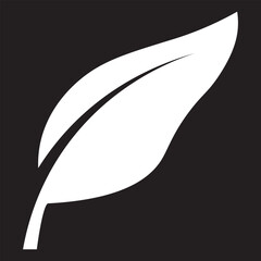 Green leaf icons set. Leaves icon on isolated background. Collection green leaf. Elements design for natural, eco, vegan, bio labels. Vector illustration EPS 10