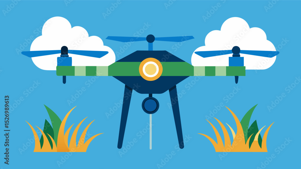 Poster a weatherresistant drone with thermal imaging technology providing remote mapping and monitoring of 
