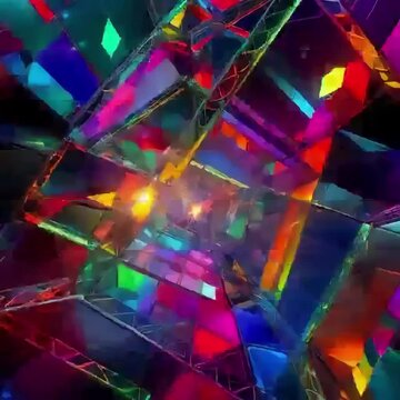 abstract background with colorful lights