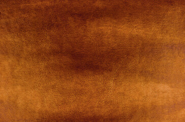 Old brown smooth natural leather