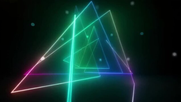 abstract background with loopable glowing lines