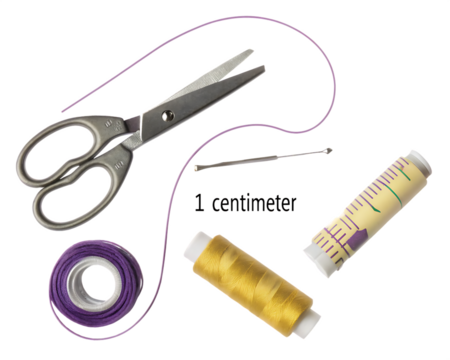 Sewing kit items isolated on a white background png ai generated