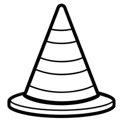 top hat isolated on white