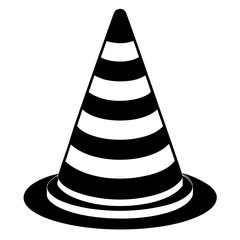 traffic cone isolated