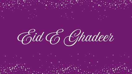 Eid e ghadeer mubarak card design, shia muslim happy event ghadir celebration banner background