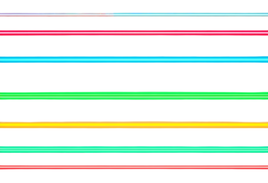 Colorful neon lights background abstract design glowing vibrant pattern on transparent background - Powered by Adobe