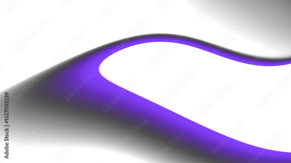 Poster blurred transparent gradient background. elegant purple wavy line on transparent png overlay backgro