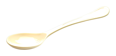 Serving spoon in kitchen setup culinary tools close-up minimalistic cut out on transparent background
