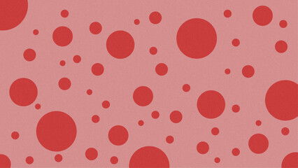 Red Background with Subtle Polka Dot Pattern and Grainy Noise Texture for Modern Design