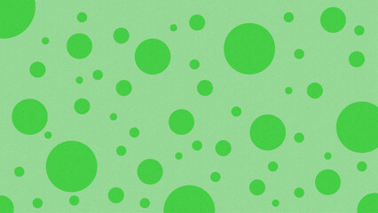 Green Background with Subtle Polka Dot Pattern and Grainy Noise Texture for Modern Design