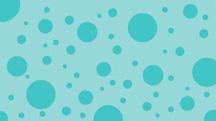 Cyan Background with Subtle Polka Dot Pattern and Grainy Noise Texture for Modern Design