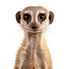 A cute baby animal with a big nose and big eyes