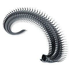 Metallic 3D Effect model abstract. Silver gear model. Stunning Metallic Shapes.