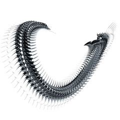 Metallic 3D Effect model abstract. Silver gear model. Stunning Metallic Shapes.