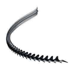 Metallic 3D Effect model abstract. Silver gear model. Stunning Metallic Shapes.