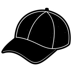 vector illustration of baseball cap