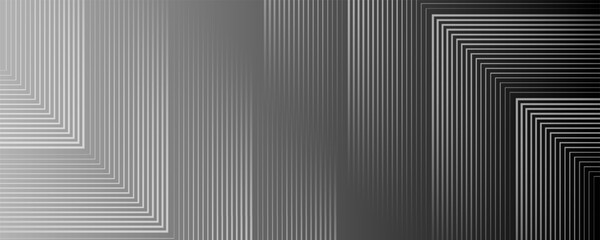 Black grey abstract background with glowing arrow lines, technology, futuristic concept. Modern glossy grey geometric lines design.