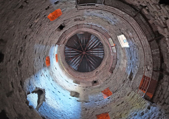 Yedikule Dungeons in Istanbul, Turkey, were built by the Ottomans in 1458.