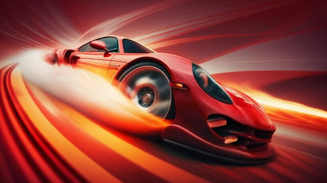 red sports car