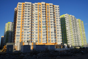 modern residential building in Ukraine