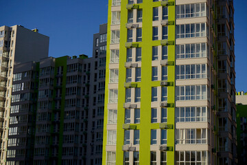 apartment building in the city