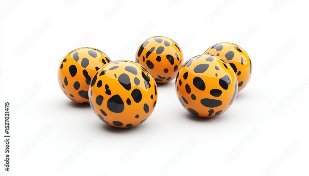 Poster creating an image of spherical objects. the process of depicting a visual representation of round ob