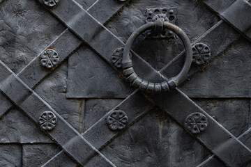 Dark Ornate Wrought Iron Gate